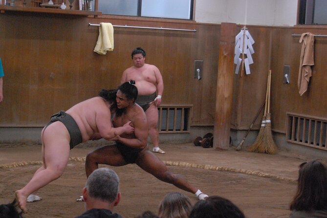 Tokyo: Sumo Morning Practice -Stable Visit Tour with a Guide - What the small group changes