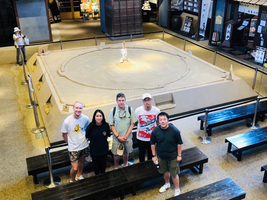Tokyo: Sumo Morning Practice with journalists. Not fake show - Who Will Enjoy This Morning Most?