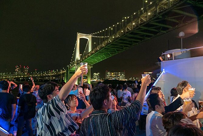 Tokyo Sunset Boat Party with Music Drinks and Vibes - Tokyo Bay at sunset, with the music already started