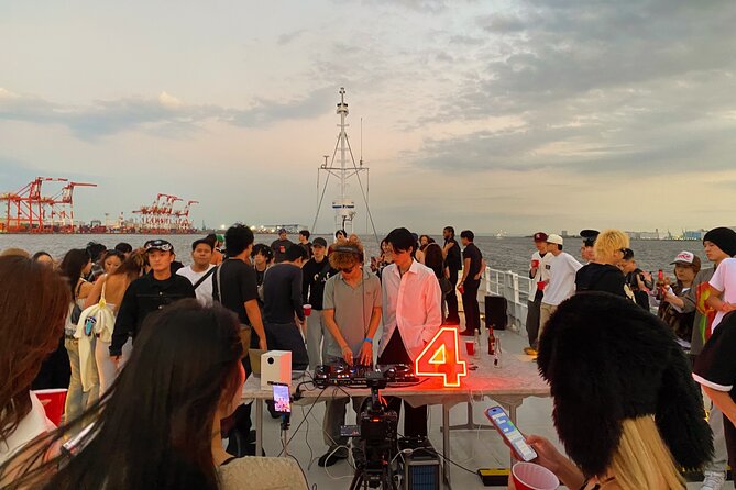 Tokyo Sunset Boat Party with Music Drinks and Vibes - Live DJs and house music set the tone