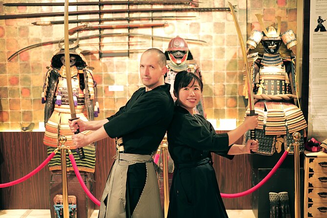 Tokyo Sword Experience - includes Museum Ticket/Ninja Experience - Wearing the hakama in Asakusa
