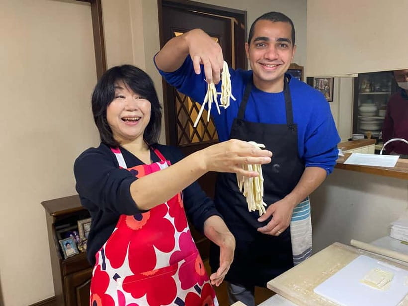 Tokyo: Traditional foot-kneaded Udon noodles class - Starting at Izumi’s home in Musashino
