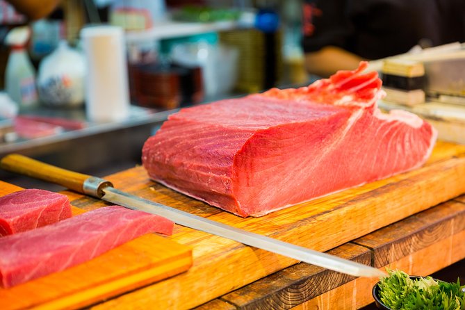 Tokyo Tsukiji Fish Market Food and Culture Walking Tour - Stop two: the old Tsukiji market area