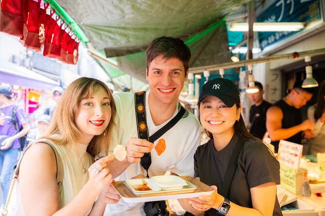 Tokyo: Tsukiji Fish Market Seafood & Street Eats - One hour through Tsukiji Jogai Market
