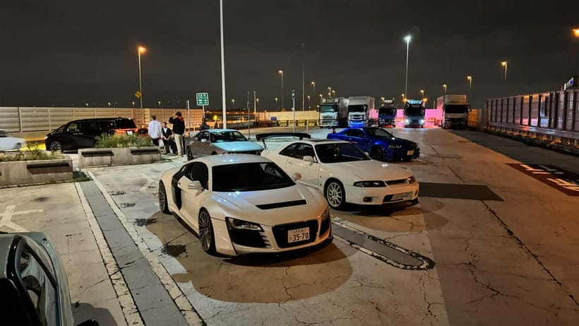 Tokyo: Visit Every Car Meet in Tokyo in a Widebody R35 GTR! - Starting at Akihabara Station after dark