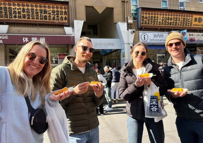 Tsukiji Fish Market: Street Food & Culture Walking Tour - The fish-cutting show and seafood bowl