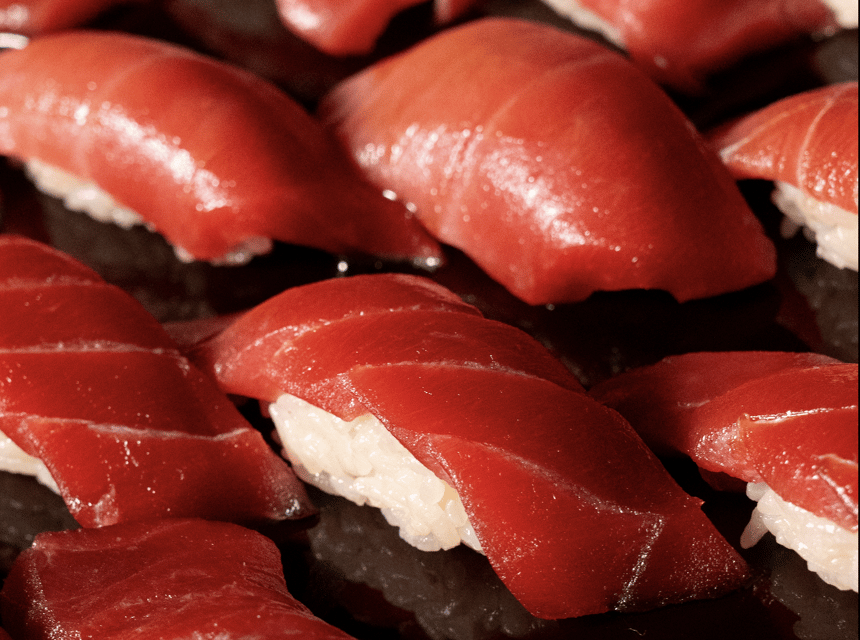 Unlimited Sake Tasting with Sushi Omakase tasting in Tokyo - Premium Tuna from Yamayuki