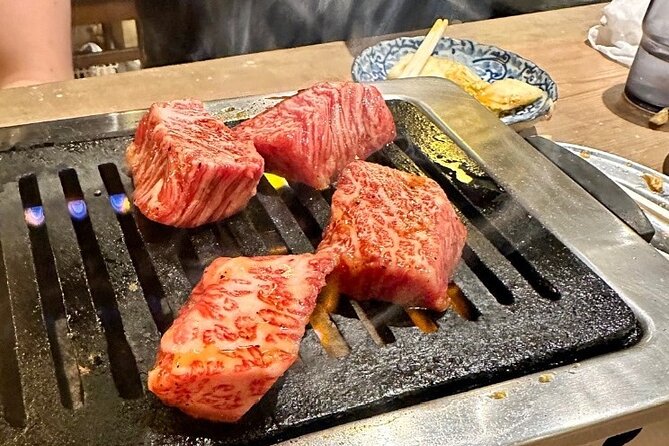 Wagyu and Sushi : Tokyo Gastronomic Journey - Wagyu yakiniku, cooked at your own table